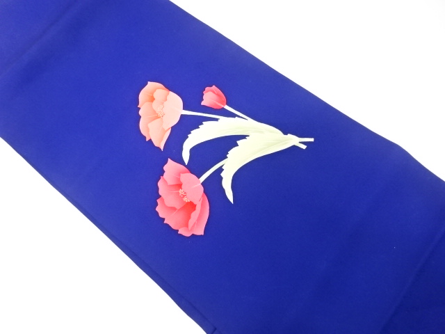 JAPANESE KIMONO / ANTIQUE NAGOYA OBI / SILK / SHIOZE / FLOWER